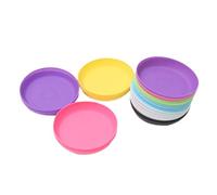 FONDOTIN 25 Pezzi Sottovasi per Piante Plastica Resistente Vassoi Esterno Base Antigoccia per Fioriere Colori Misti per e