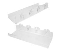 FONDOTIN 2pezzi Mensola per Piante da Finestra in Acrilico Trasparente Supporto Galleggiante con Ventosa per Erbe Aromatiche e Piante Scaffale Compatto per Davanzale Interno