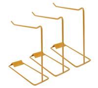 FONDOTIN 3 pezzi Espositore per Unghie in Ferro Resistente Supporto Display Manicure Elegante per Campioni di Vernice Gel Art per Centri Estetici e Scuole di Bellezza