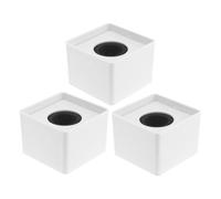 FONDOTIN 3 Pezzi Microfono Logo Flag Quadrato in Compatibile con Diversi Modelli per Interviste Presentazioni e Registrazioni Design Versatile e Professionale