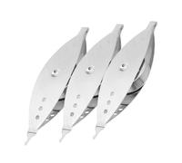 FONDOTIN 3 Pezzi Navette per Chiacchierino in Metallo Leggero in Strumento per Lavori Manuali e Ricamo Accessori per e Tessitura Artigianale