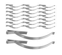 FONDOTIN 30 Clip Angolari per Zanzariere in Acciaio Inox 304 Molle a Molla per Fissaggio Rapido su Telai in Alluminio Accessori di Riparazione per Finestre Resistente alle Intemperie