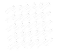 FONDOTIN 30 Pezzi Picchetti da in Acciaio per Fissaggio Telo Pacciamatura e Sintetico Chiodi Robusti e Riutilizzabili per Bordura e Decorazioni Altezza