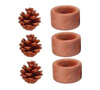 FONDOTIN 3pezzi Diffusore Cilindrico in Legno Per Auto e Casa Diffusore Profumi Portatile Tecnologia Ad Alta Efficienza Aromaterapia in Legno Per Decorazione Rustica