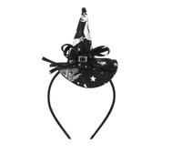 FONDOTIN 4 Pezzi Fasce Strega Halloween Leggere e Comode Accessori Costume Mascherata per Feste e Cosplay e Adulti Decorazioni Originali per Foto e Party