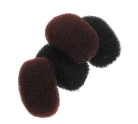 FONDOTIN 4 pezzi Fermagli per Capelli Volumizzanti Clip Imbottite Invisibili e Traspiranti Accessori Donna per Capelli Sottili Effetto Naturale e Fermo senza Tracce Colori Nero e Marrone