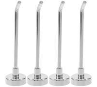 FONDOTIN 4 Pezzi gancio per montaggio a parete portasciugamani ganci sospesi magnetici Ganci per tazze Silver