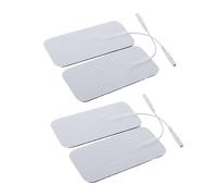 FONDOTIN 4 pezzi Pad Autoadesivi per Elettrostimolatore Tappetini Ricambio Non Compatibili con Dispositivi Bassa Frequenza Duraturi e Confortevoli
