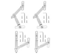 FONDOTIN 4 Set Limitatore Finestra Acciaio Inox Blocca Apertura per Finestre Battente e Scorrevoli Sicurezza Protezione Casa Antiruggine e Facile Installazione