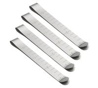 FONDOTIN 40 Pezzi Clip da Cucito in Metallo con Righello Inciso Accessori per Cucire e Trapuntatura Fermagli Resistenti in Acciaio Inossidabile Antiruggine per Orli e Tessuti