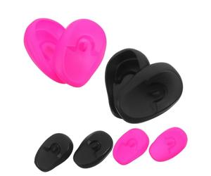 FONDOTIN 4paia Copriorecchie in Silicone Per Tinture Per Protezione Termica Per Orecchie Da Salone Cuffie Protettive Per Lavaggio Dei Accessori Per Doccia Riutilizzabili
