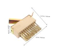 FONDOTIN 4pezzi Spazzola in d Acciaio per Diserbo Attrezzo per Estrarre Muschio Ed Erbacce per Spazi Ristretti Come Fessure e Pavimentazione Adatto Giardini Patii e Terreni Agricoli