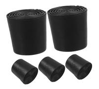 FONDOTIN 5 Pezzi Fermaporta in Gomma Antiscivolo Cuneo Blocca Porta Resistente e Flessibile Fermaporta Pesante per Casa Ufficio e Scuola Protezione Silenziosa Contro Chiusure Imprevisti