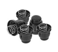 FONDOTIN 5 Pezzi Manopola Accensione per Barbecue e Forno Pulsante di Accensione con Molla Sostituzione Manopole Stufa e Piani Cottura Facile da Usare e Resistente per attività Outdoor