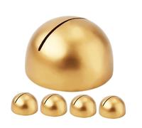 FONDOTIN 5 Pezzi Portatarghetta Rotondo in Legno con Numeri Corsivi Supporto Cartoncini per Matrimoni Feste e Ristoranti Clip Segnaposto e Menù Decorativi