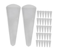 FONDOTIN 50 pezzi Copertura Protettiva Forbici in PVC Morbido Trasparente Custodia Sicura per Forbici da Parrucchiere Cucina Protezione Pratica Potatura