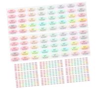 FONDOTIN 500 pezzi Etichette Adesive Impermeabili Qc Passed Ovali per Spedizioni e Magazzino Adesivi Resistenti in PVC per Controllo Qualità e Veloce