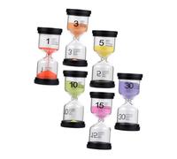 FONDOTIN 6 Pezzi Clessero Timer Per Il Cronometraggio Sabbia Timer a Plastica