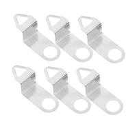 FONDOTIN 6 Pezzi Ganci per Orologio da Parete in Acciaio Spesso Supporti Pendolo per Montaggio Meccanismo Orologi da Muro Accessori DIY per Fissaggio Sicuro e Decorazione Senza Attrezzi