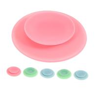 FONDOTIN 6 pezzi Pad in Silicone Antiscivolo per Piatti con Ventosa Doppia Faccia Supporto Posate in Silicone per Anziani e Persone con Disabilità Facili da e Resistenti allo Scivolamento