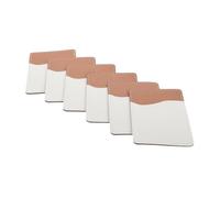 FONDOTIN 6 Set Sublimazione per Smartphone PU Adesivo DIY con Supporto Custodia Sottile per Documenti e Accessorio per Telefonini