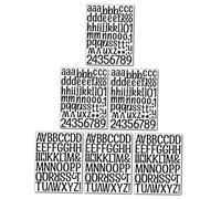 FONDOTIN 6fogli Adesivi Lettere Per Cassette Postali Decalcomanie Fai Da Te Adesivi Autoadesivi Per Lettere Realizzati in Facili Da Attaccare e Staccare Per Decorazioni Murali e Bacheche