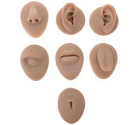 FONDOTIN 7 Pezzi Di Pratica Per Tatuaggi Piercing All' Ombelico Di Corpo Umano Per Pratica Piercing Realistico Strumenti Della Pelle Kit Per Il Trucco