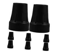 FONDOTIN 8pezzi Punte in Gomma Per Bastoni Da Passeggio Punte Di Ricambio Per Deambulatori e Bastoni Accessori Per Stampelle e Ausili Da Trekking Design Antiscivolo Per Migliorar Presa Stab