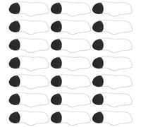 FONDOTIN 96 Pezzi Benda Occhio Pirata Nera in Feltro Morbida ed Elastica per e Adulti Accessori per Giochi di Ruolo e Feste Halloween a Tema Pirati