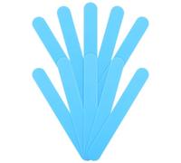 FONDOTIN Abbassalingua in Plastica 10 Pezzi Colore Azzurro per Uso Medico e Clinico, Bastoncini per Igiene Orale Bordi Arrotondati, Raschietto Lingua Monouso Confortevole per Pazienti