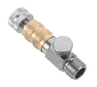 FONDOTIN Adattatore per Aerografo con Raccordo Rapido e Regolazione del Flusso Aria Set di Connettori per Compressore e Tubo Aerografo Compatibile e Facile da Installare