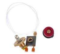 FONDOTIN Adattatore Ricarica Bombola Gas per e Barbecue in Plastica Durevole Trasferimento Liquido Gas Facile per Esterno Colore Casuale Colore Casuale