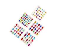 FONDOTIN Adesivi con Strass in Cristallo Acrilico Confezione da 10 Fogli Retro Incollato Perfetti per Decorazioni E Lavori Artigianali per Auto Cellulari E Laptop.