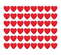 FONDOTIN Adesivi in Legno a Forma di Cuore 50 Pezzi, Etichette Autoadesive per Scrapbooking e Decorazioni Fai da Te, Decorazione Romantica per Matrimoni, Festa degli Innamorati