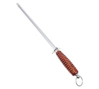 FONDOTIN Affilacoltelli Manuale Portatile con Asta in Materiale Durevole per Cucina Affilatore Professionale con Superficie per Affilata e Duratura Strumento Facile da Usare e Conservare