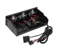 FONDOTIN Altoparlanti per Computer per Pc Suono Surround, Pannello Frontale Nero, Altoparlante Audio per Computer da Installare nello Slot unità Ottica, per Musica e Multimediale