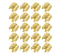 FONDOTIN Anelli per Chioma Dorati per Dreadlock 100 Pezzi, Fermagli in Ferro Leggero Apribili, Gioielli per Trecce Passion Twist, Accessori per Chioma Donna per Feste e Matrimoni