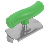 FONDOTIN Apriscatole Regolabile Acciaio Inossidabile Apribottiglie e Apribarattoli Multifunzionale per Anziani e Persone con Mani Deboli Utensile Verde Compatto