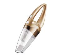 FONDOTIN Aspirapolvere Auto Senza Fili Portatile Potente Wet Dry Aspirabriciole Wireless per Casa e Veicoli Leggero e Maneggevole Pulizia Rapida di Polvere Design Ergonomico Oro