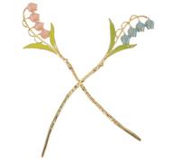 FONDOTIN Bacchette per Chioma da Donna in Metallo Vintage, Set 2 Pezzi Fermagli per Chignon, Accessori per Acconciature Stile Retrò Adatti per Chioma Lisci e Ricci