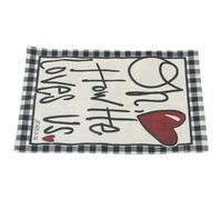 FONDOTIN Bandiera da Giardino a Forma di Cuore, Tela di Iuta Resistente allo Sbiadimento, Decorazione Bifacciale 30x45 Cm per Esterni, Festa e Giardino