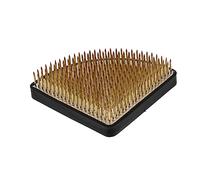 FONDOTIN Base per Composizione di Fiori Ikebana in Acciaio Resistente con Spilli in Rame e Supporto Antiscivolo per Fissaggio Fiori Duraturo e Riutilizzabile