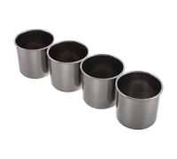 FONDOTIN Bicchieri Multifunzionali per Bambine Robusti Bicchieri in Acciaio Inossidabile per Acqua per Ragazzi E Ragazze Adulti tè Vino Campeggio Set da 4