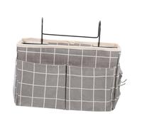 FONDOTIN Borsa Comodino Appendibile in Resistente Organizer da Letto Matrimoniale per Camera Ragazza Porta Oggetti per Libri e Telecomandi Design Compatto per Spazi Ridotti