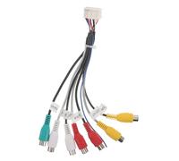 FONDOTIN Cablaggio Rca Audio per Stereo Auto Pin con Connettori Femmina Cavo Assemblato per Navigazione e Schermo Auto Compatibile con Sistema Operativo Mobile e Radio Portatile