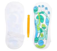 FONDOTIN Calzini Traspiranti per Digitopressione in Fibra Elastica, Massaggio Plantare per Fisioterapia Domestica, Design Elastico Antiscivolo, Adatti per Uomini e Donne, Comfort Autunno-inverno