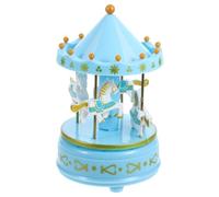 FONDOTIN Carillon Romantico a Forma di Giostra Celeste Carillon Miniatura Decorativo Musica Manuale Ornamento da Tavolo per Bambine e Collezionisti Decorazione Festa Compleanno