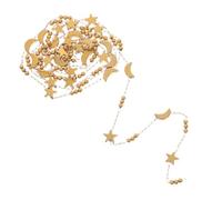 FONDOTIN Catena per Gioielli in Acciaio Inossidabile con Dettagli Celesti e Stella Dorata Accessorio Versatile per Bracciali Collane e Cavigliere Fai da Te Finitura Lucida e Resistente