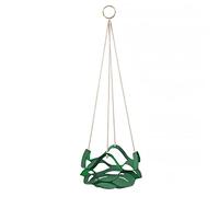 FONDOTIN Cesto Appeso Pu Pelle per Piante Elegante Supporto per Vasi con Corda e Anello per Giardino e Balcone