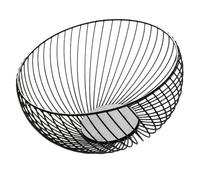 FONDOTIN Cesto di Frutta in Ferro Battuto Creativo Ampio Volume, Cestino Porta Snack e Portaoggetti in Metallo la Casa, Contenitore Decorativo Multifunzionale per Cucina e Soggiorno